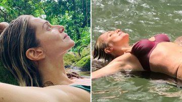 Na cachoeira, Leticia Spiller ostenta corpão sarado de biquíni aos 49 anos: "Espetáculo" - Reprodução/Instagram