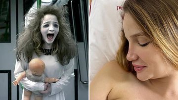 A atriz Anna Livya Padilha, Menina Fantasma do SBT, anuncia nascimento do filho e revela detalhes do parto intenso: "28 horas de parto" - Reprodução/Instagram/SBT