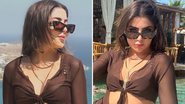 Na Grécia, Jade Picon exibe barriga chapadíssima de biquíni: "Como é gostosa" - Reprodução/Instagram