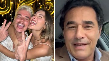 Pai de Sasha Meneghel, o ator Luciano Szafir fala da relação com genro, João Figueiredo: "Tenho como" - Reprodução/Instagram