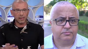 Rafael Ilha revelou ter se assustado ao ver o rosto de Ricardo Rocha na TV envolvendo Gugu Liberato - Reprodução/RedeTV!/RecordTV