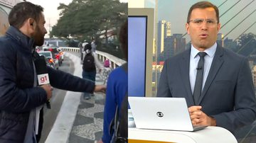 Repórter da Globo é esnobado ao vivo - Reprodução/TV Globo