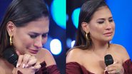 Simone Mendes chorou ao receber uma surpresa de Luciano Huck no Domingão - Reprodução/Globo