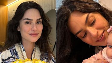 A atriz Thaila Ayala faz bolo de flores para celebrar mesversário da filha caçula, Tereza: "Evoluindo" - Reprodução/Instagram