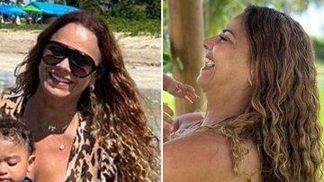 A atriz Viviane Araújo relembra dias especiais ao lado da família por Japaratinga, em Alagoas: "Melhores" - Reprodução/Instagram