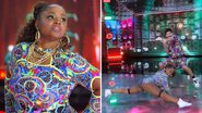 A ex-ginasta Daiane dos Santos é ovacionada por performance no Dança dos Famosos, do 'Domingão com Huck': "A melhor da noite" - Reprodução/Globo