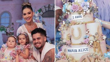 A influenciadora Virginia Fonseca e o cantor Zé Felipe realizam festa luxuosa de aniversário para filha, Maria Alice: "Honra" - Reprodução/Instagram