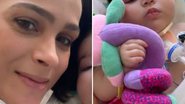Esposa de Juliano Cazarré mostra estado da filha pós-cirurgia: "Acordei melhor" - Reprodução/Instagram