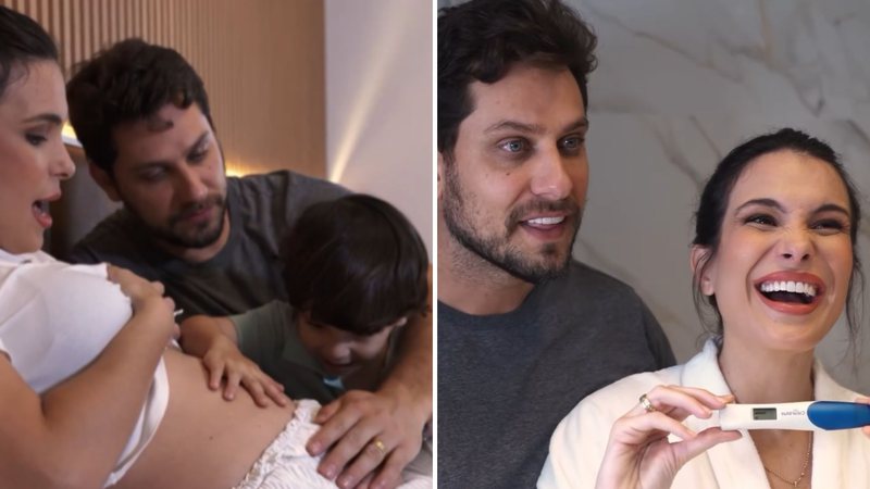 Os ex-BBBs Kamilla Salgado e Elieser Ambrosio anunciam segunda gravidez em suas redes sociais: "Novo amor" - Reprodução/Instagram