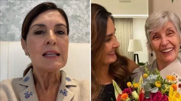 Fátima Bernardes se emociona com alta da mãe após internação surpresa: "Tudo bem" - Reprodução/Instagram