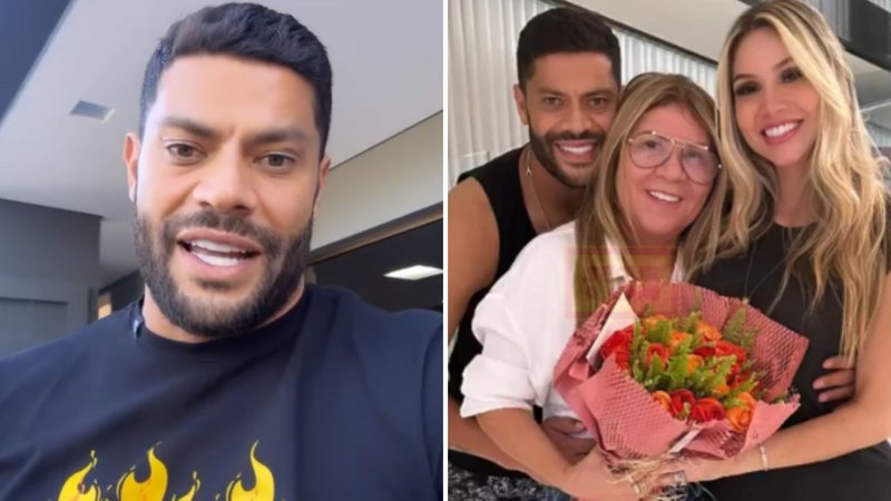 Hulk Paraíba presenteia ex-cunhada, que agora é sua sogra: "Saudades de vocês" - Reprodução/Instagram