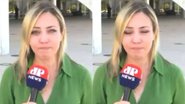 Acusada de chorar por Bolsonaro, repórter da Jovem Pan se pronuncia: "Muita dor" - Divulgação