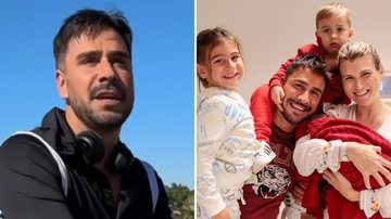 O ator Julio Rocha revela proibição para mostrar o rosto da filha recém-nascida, Sarah: "Conflito familiar" - Reprodução/Instagram/AgNews