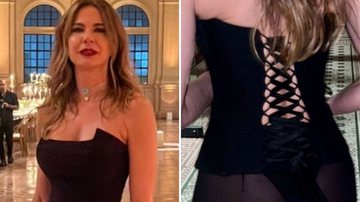 Exagerou? Luciana Gimenez deixa calcinha aparecer ao ir a casamento com saia transparente - Reprodução/Instagram