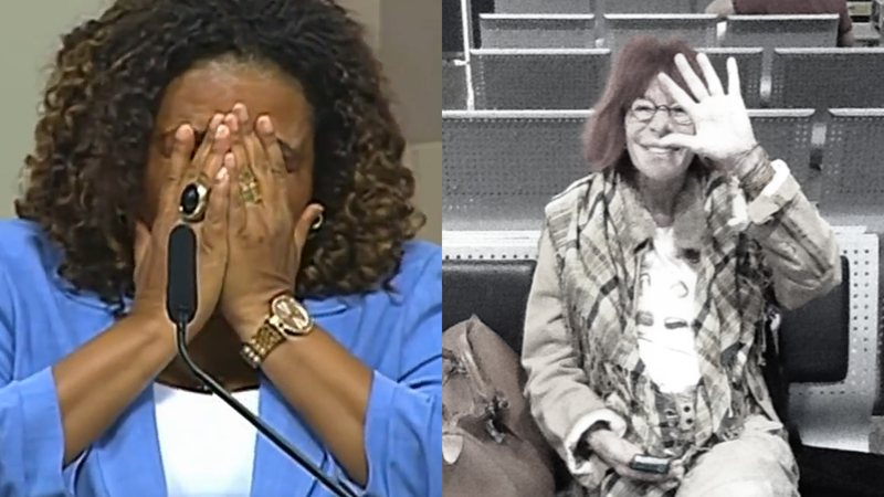 Ministra Margareth Menezes descobre morte de Rita Lee ao vivo na TV Senado - Reprodução/TV Senado