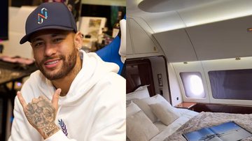 Ostentação tem limites: Neymar alugou jatinho-mansão para viagem de menos de 2 horas - Reprodução/Instagram