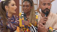 No 'Encontro', Patrícia Poeta surpreende Sarah e Ricardo com pergunta íntima: "Como é?" - Reprodução/Globo