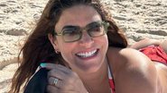 Aos 40 anos, Priscila Fantin torra bumbum de fio-dental na praia: "Sensacional" - Reprodução/Instagram