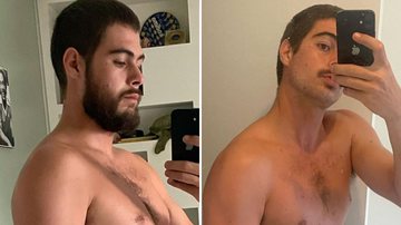 Rafa Vitti choca com antes e depois de rotina intensa de exercícios: "Empolgado" - Reprodução/Instagram