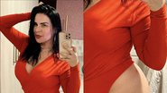 Solange Gomes escandaliza com dobrinha da virilha à mostra em body cavado: "Conservada" - Reprodução/Instagram