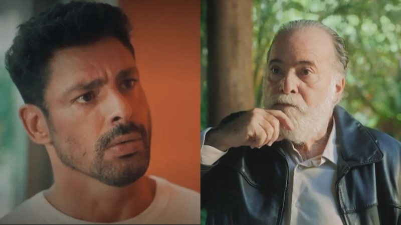 Terra e Paixão: Com Aline presa, Caio aborda Antônio e arranca verdade - Reprodução/TV Globo
