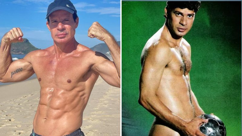 O ex-atacante e ídolo do Botafogo Túlio Maravilha revela exigências para posar nu em revista: "Para deixar o 'amigo' em posição" - Reprodução/Instagram/G Magazine