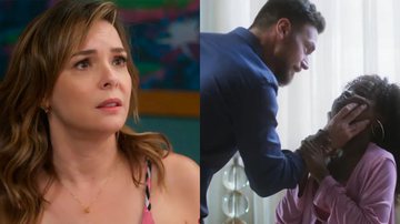 Vai na Fé: Clara flagra Theo e Kate e acusa - Reprodução/TV Globo