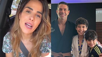 Wanessa comentou um momento do ex-marido com os filhos - Reprodução/Instagram