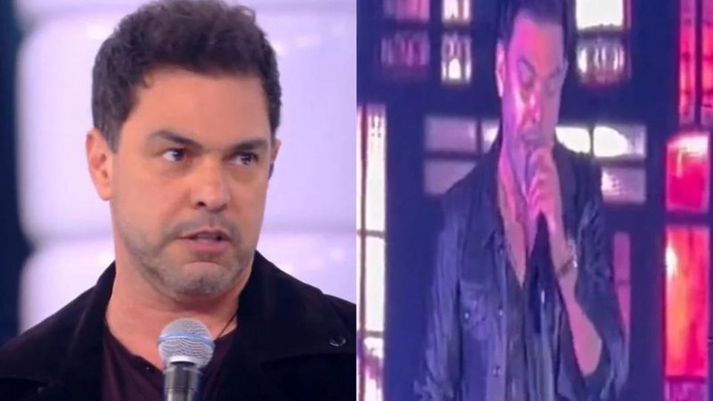 Zezé Di Camargo surge com voz irreconhecível em show e divide opiniões: "Arranhado" - Reprodução/Globo e Reprodução/Instagram
