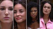 BBB23: Amanda, Domitila, Marvvila e Larissa competem Paredão quadruplo com voto invertido - Reprodução/TV Globo