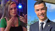 Andressa Urach relembra podres durante affair com Cristiano Ronaldo: "Ele tinha noiva" - Reprodução/YouTube/Instagram