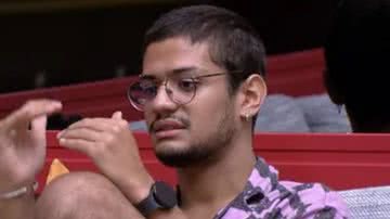 Emparedado, Gabriel Santana critica aliada e revela motivos no Big Brother Brasil 23: "Passa muito a mão na cabeça" - Reprodução/Globo