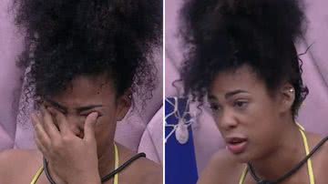 A cantora Marvvila cai no choro ao desabafar sobre jogo no BBB23: "Não sou do mal" - Reprodução/Globo