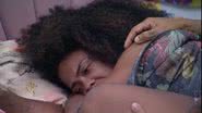 A cantora Marvvila chora após levar lição de moral de brother no Big Brother Brasil 23: "Talvez seja melhor" - Reprodução/Globo