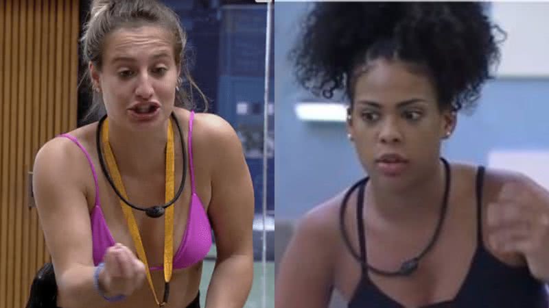 Bruna e Marvvila discutem - Reprodução/TV Globo