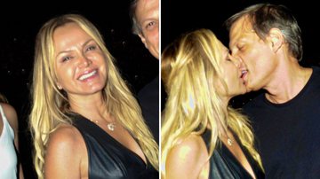 Com look de couro, Eliana dá beijão no marido em rara aparição - AgNews