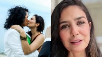 Letícia Sabatella ganha beijão da esposa de Paulo Betti: "Meu amor" - Reprodução/ Instagram