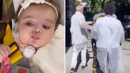 Esposa de Juliano Cazarré comemora troca de cânula da filha: "Finalmente" - Reprodução/ Instagram