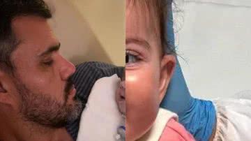 Juliano Cazarré celebra alta hospitalar da filha após duas semanas internada: "Muito feliz" - Reprodução/ Instagram