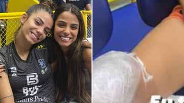 Keyt Alves sofre lesão durante jogo e irmã presta apoio: "Até o fim" - Reprodução/Instagram