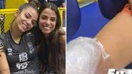 Keyt Alves sofre lesão durante jogo e irmã presta apoio: "Até o fim" - Reprodução/Instagram