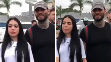 Os cantores Lucas Lucco e MC Mirella são flagrados de mãos dadas em viagem; veja o vídeo - Reprodução/Instagram