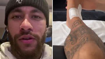 Neymar reaparece após cirurgia delicada e mostra recuperação na web: "Vai dar certo" - Reprodução/Instagram