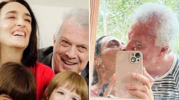 O apresentador Pedro Bial ganha beijão e declaração da esposa em aniversário de 65 anos: "Cara incrível" - Reprodução/Instagram
