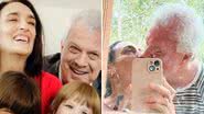O apresentador Pedro Bial ganha beijão e declaração da esposa em aniversário de 65 anos: "Cara incrível" - Reprodução/Instagram