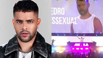 Pedro Sampaio rebateu os ataques que recebeu após assumir sua bissexualidade em um show - Reprodução/Instagram/Multishow