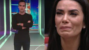 BBB23: Após expulsão, Dania se desespera e Tadeu Schmidt esclarece: "Nada a ver" - Reprodução/ Globo