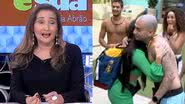 Sonia Abrão reagiu a como MC Guimê recebeu Dania no BBB23 - Reprodução/RedeTV!/Globo