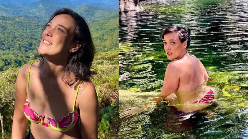 Adriana Birolli surpreende fãs ao fazer topless em cachoeira: "Espetáculo" - Reprodução/ Instagram
