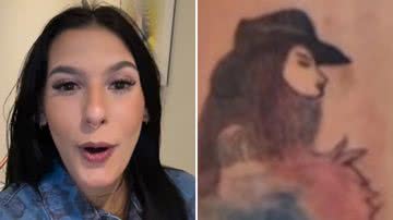 Fã faz tatuagem do rosto de Ana Castela e cantora reage - Reprodução/Instagram